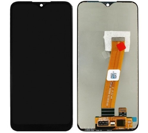Дисплей для Samsung A015 Galaxy A01, A015F Galaxy A01, чорний, без рамки, Original (PRC), з широким конектором
