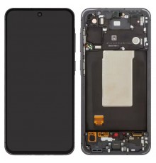 Дисплей для Samsung A566 Galaxy A56, серый (Graphite), с рамкой, Original (PRC)