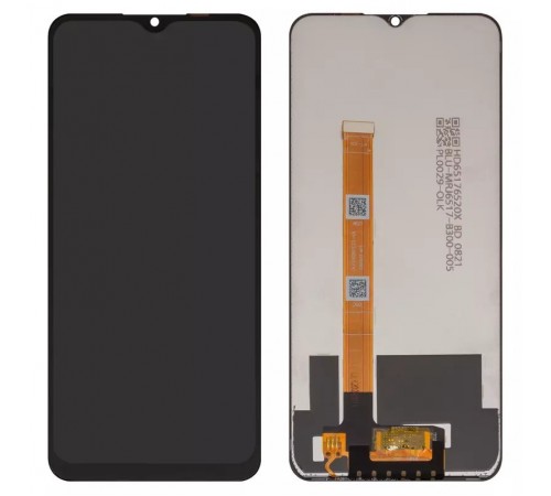 Дисплей для Realme C21Y, C25Y, чорний, без рамки, Copy, RMX3261, RMX3263, RMX3265, RMX3268, RMX3269, OLF650BOEZD-66