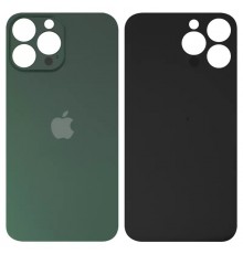 Задняя панель корпуса для iPhone 13 Pro Max, зеленая, нужно снять стекло камеры, alpine Green, small hole
