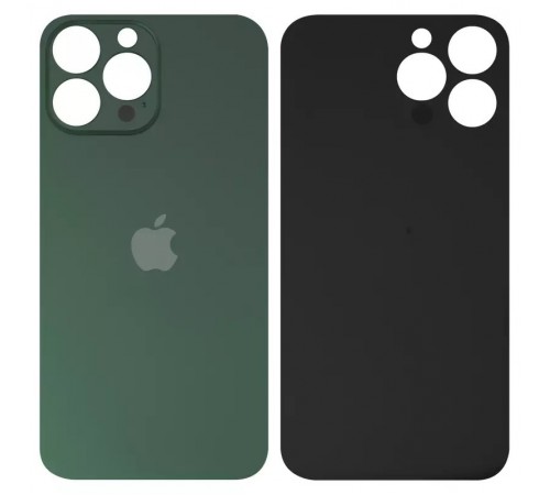 Задняя панель корпуса для iPhone 13 Pro Max, зеленая, нужно снять стекло камеры, alpine Green, small hole