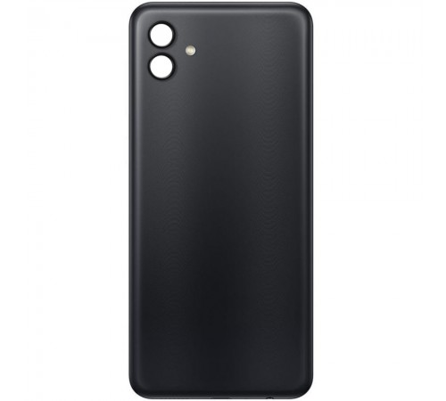 Задняя панель корпуса для Samsung A045 Galaxy A04, черная, Copy + стекло камеры
