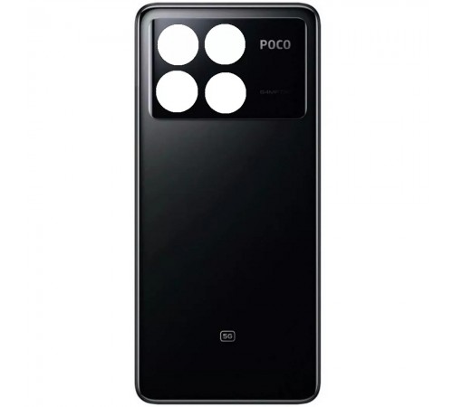 Задня панель корпуса для Xiaomi Poco X6 Pro, чорна
