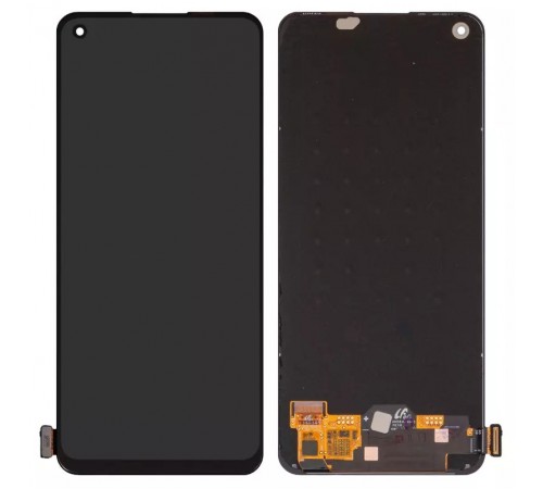 Дисплей для Realme 10; Oppo Reno 7, Reno 8, Reno 8 5G, чорний, без рамки, Оригінал (переклеєне скло), CPH2363/CPH2371/PFCM00/CPH2457/CPH2359/CPH2481