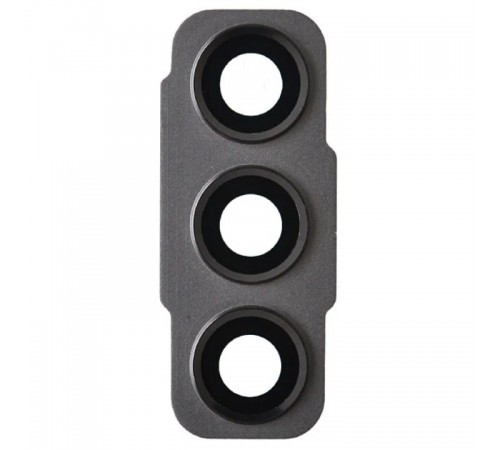 Стекло камеры для Samsung G990B Galaxy S21 FE 5G, серое (Graphite), с рамкой