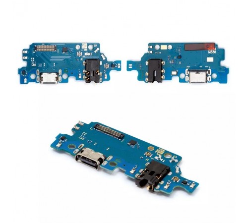 Шлейф для Samsung M236B Galaxy M23, коннектора зарядки, коннектора навушників, мікрофона, плата зарядки