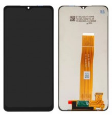 Дисплей для Samsung A125F Galaxy A12, черный, без рамки, Сopy, A-02-M-02-A-12