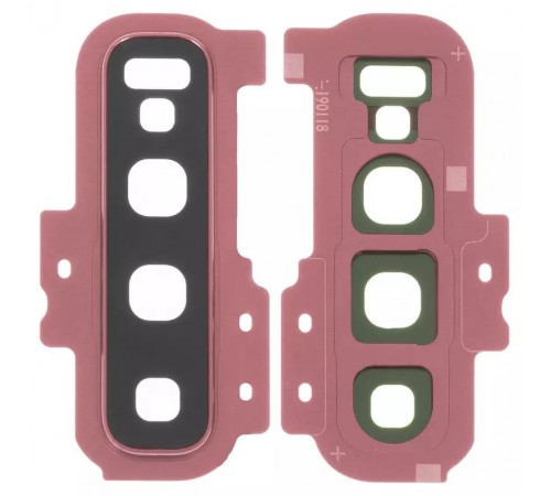 Стекло камеры для Samsung G975 Galaxy S10 Plus, розовое (Flamingo Pink), с рамкой Стекло камеры для Samsung G975 Galaxy S10 Plus, розовое (Flamingo Pink), с рамкой