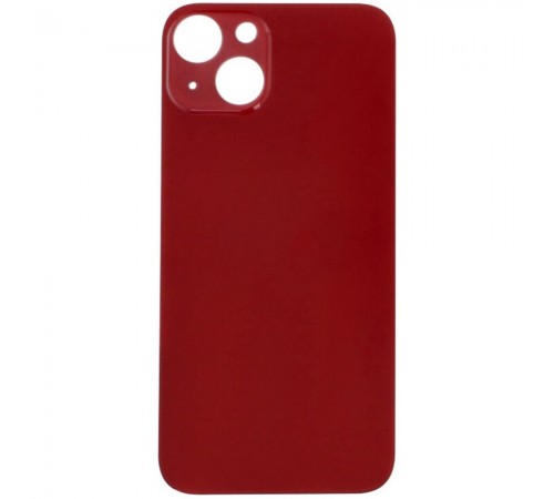 Задняя панель корпуса для iPhone 13, красная, не нужно снимать стекло камеры, Original (PRC), big hole