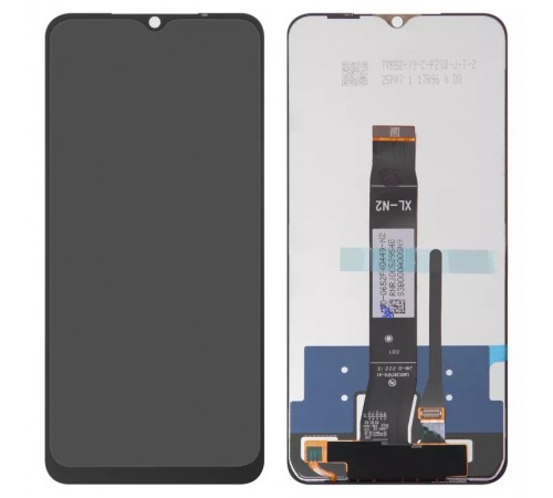 Дисплей для Xiaomi Poco C50, Poco C51, Redmi A1, Redmi A1 Plus, Redmi A2, Redmi A2 Plus, чорний, без рамки, Original (PRC)