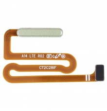 Шлейф для Samsung A145 Galaxy A14, сканера відбитка пальця (Touch ID), зелений, Original (PRC)