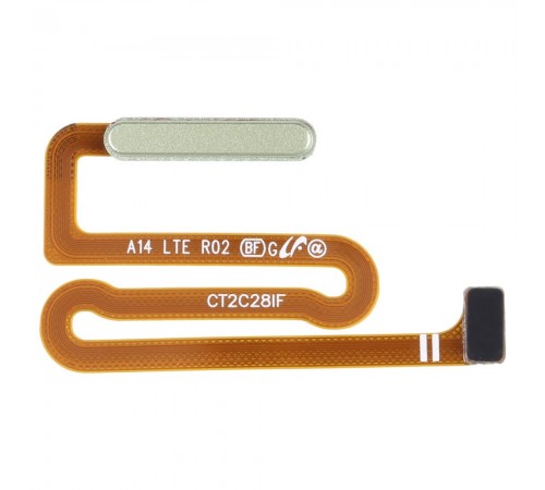Шлейф для Samsung A145 Galaxy A14, сканера отпечатка пальца (Touch ID), зеленый, Original (PRC)