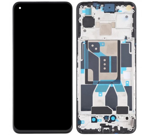 Дисплей для Realme GT 5G, чорний, з рамкою, Original (PRC)