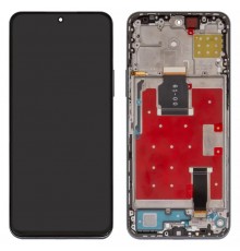 Дисплей для Huawei Honor 90 Lite, Honor X8a, серебристый, с рамкой, Original (PRC), CRT-LX1, CRT-LX2, CRT-LX3, CRT-NX1