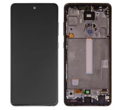 Дисплей для Samsung A525 Galaxy A52, A526 Galaxy A52 5G, черный, с рамкой, Original (PRC)