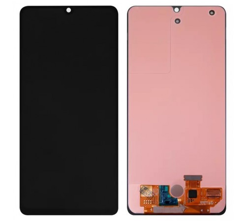 Дисплей для Samsung A325 Galaxy A32, чорний, без рамки, Оригінал (переклеєне скло)