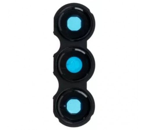 Скло камери для Samsung A057 Galaxy A05s, чорне, з рамкою