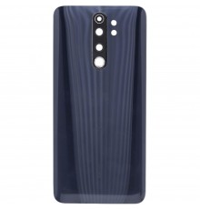 Задня панель корпусу для Xiaomi Redmi Note 8 Pro, чорна, Copy + скло камери