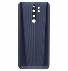 Задняя панель корпуса для Xiaomi Redmi Note 8 Pro, черная, Copy + стекло камеры