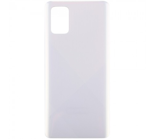 Задняя панель корпуса для Samsung A715F/DS Galaxy A71, серебристая (Prism Crush Silver), Copy