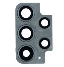 Скло камери для Samsung A525 Galaxy A52, A526, чорне, з рамкою