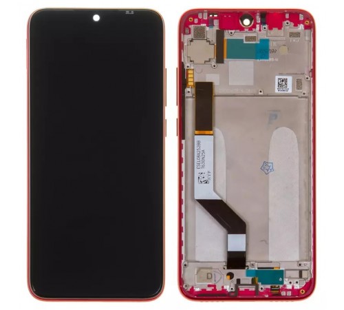 Дисплей для Xiaomi Redmi Note 7, Redmi Note 7 Pro, червоний (Twilight Gold), з рамкою, High Copy M1901F7G, M1901F7H, M1901F7I