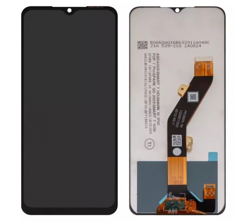 Дисплей для Tecno Pop 7 (BF6), Spark 10, Spark Go (2023) (BF7); Infinix Smart 7 (X6515), чорний, без рамки, (Box), FPC6605-5A, BF7, BF6, KI5q, KI5k Дисплей для Tecno Pop 7 (BF6), Spark 10, Spark Go (2023) (BF7); Infinix Smart 7 (X6515), чорний, без рамки, (Box), FPC6605-5A, BF7, BF6, KI5q, KI5k