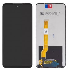 Дисплей для Realme 11 5G, C55, Narzo N55; OnePlus Nord CE3 Lite 5G; Oppo A1 5G, A58 4G, A98 5G, чорний, без рамки, Original (PRC), CPH2375/CPH2577/PHS110/RMX3710/DI0672JNI01/1540452110/PM6725JB1-4-11