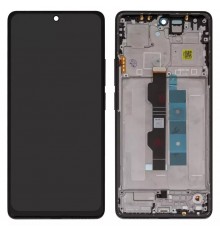 Дисплей для Xiaomi Redmi Note 13 Pro 4G, чорний, з рамкою, Copy (TFT)