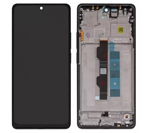 Дисплей для Xiaomi Redmi Note 13 Pro 4G, чорний, з рамкою, Copy (TFT)