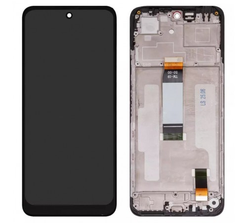 Дисплей для Xiaomi Redmi 13, чорний, з рамкою, High Copy