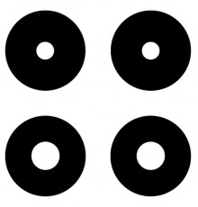 Скло камери для Honor X6a, без рамки, комплект 4 шт.