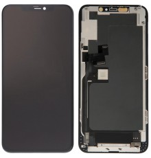 Дисплей для iPhone 11 Pro Max, чорний, з рамкою, Copy (TFT), RJ 