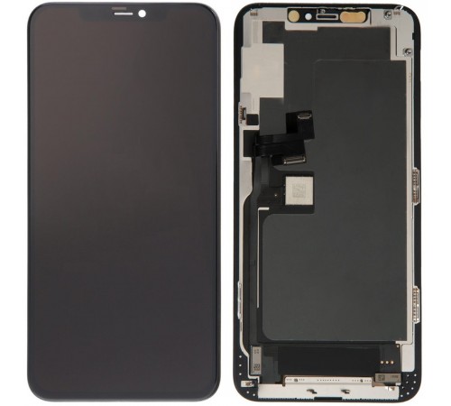 Дисплей для iPhone 11 Pro Max, черный, с рамкой, Copy (TFT), RJ