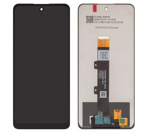 Дисплей для Motorola Moto G22 XT2231, чорний, без рамки, High Copy