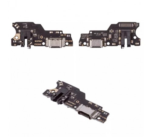 Шлейф для Realme 7i, C17, коннектора зарядки, коннектора наушников, микрофона, плата зарядки, Сopy