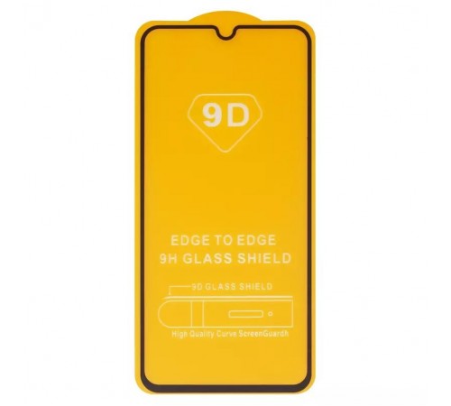 Захисне скло для Samsung A205 Galaxy A20, A305 Galaxy A30, A307 Galaxy A30s, A505 Galaxy A50, A507 Galaxy A50s, M107F/DS Galaxy M10s, M305 Galaxy M30, M307 Galaxy M30s, сумісне з чохлом, Full Glue, (без упаковки), чорний