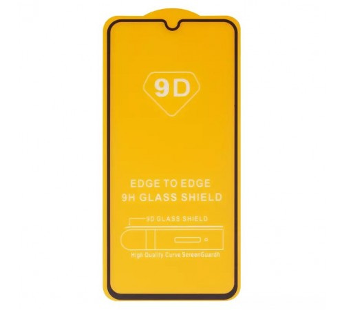 Захисне скло для Samsung A205 Galaxy A20, A305 Galaxy A30, A307 Galaxy A30s, A505 Galaxy A50, A507 Galaxy A50s, M107F/DS Galaxy M10s, M305 Galaxy M30, M307 Galaxy M30s, сумісне з чохлом, Full Glue, (без упаковки), чорний