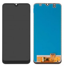 Дисплей для Samsung A307 Galaxy A30s, черный, без рамки, Сopy (TFT)
