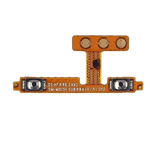 Шлейф для Samsung A125F Galaxy A12, M127 Galaxy M12, кнопок гучності