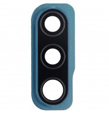 Скло камери для Samsung A507 Galaxy A50s, зелене (Prism Crush Green), з рамкою