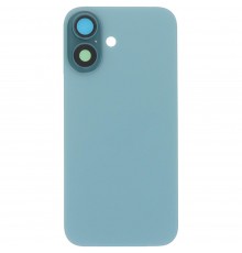 Задняя панель корпуса для iPhone 16, зеленая + стекло камеры, Original (PRC), teal