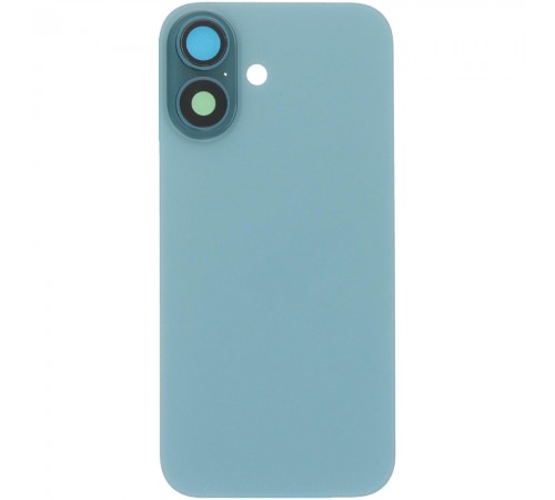 Задня панель корпусу для iPhone 16, зелена + скло камери, Original (PRC), teal