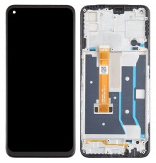 Дисплей для Oppo A73 5G, чорний, з рамкою, Original (PRC)