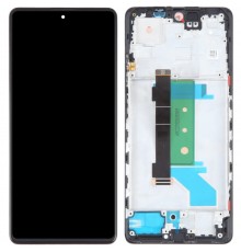 Дисплей для Xiaomi Redmi Note 12 Pro Plus, черный, с рамкой, Сopy (TFT)