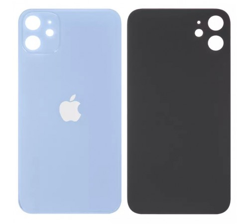 Задня панель корпусу для iPhone 11, фіолетова, потрібно зняти скло камери, small hole