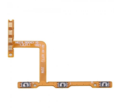 Шлейф для Tecno Spark 7 (KF6n), Spark 7 Pro (KF8), Spark 8 (KG6), Spark 8P (KG7n), кнопки включения, кнопок громкости звука