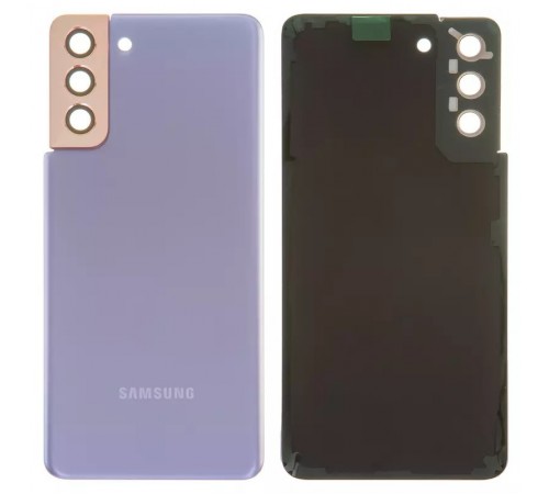 Задня панель корпусу для Samsung G996 Galaxy S21 Plus 5G, фіолетова (Phantom Violet) + скло камери