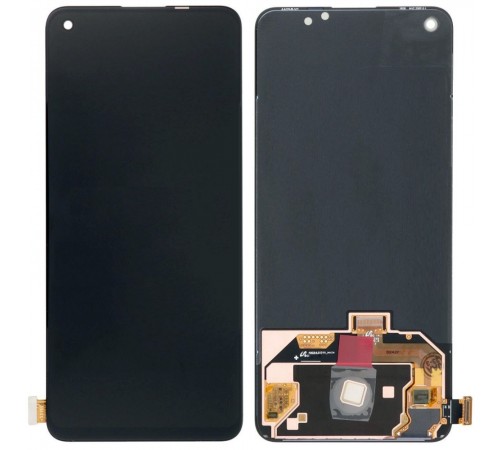 Дисплей для Oppo Reno 5, Reno 6; Realme GT 5G, GT Master; OnePlus Nord CE 5G, Nord 2 5G, чорний, без рамки, High Copy (OLED), p/n: AMS643YE04 