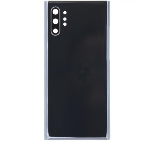 Задня панель корпусу для Samsung N975F Galaxy Note 10 Plus, чорна (Aura Black), Copy + скло камери Задня панель корпусу для Samsung N975F Galaxy Note 10 Plus, чорна (Aura Black), Copy + скло камери